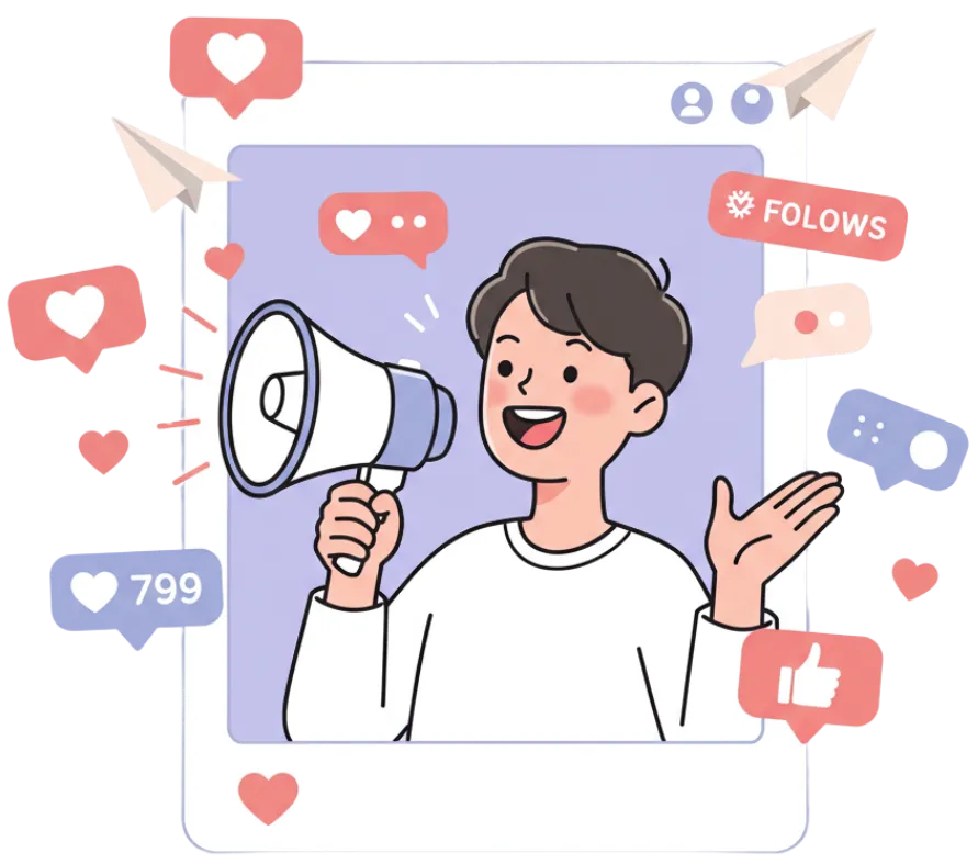 インフルエンサーマーケティングサービス｜2,000名超の登録インフルエンサーから最適な人材をキャスティング、成果報酬型でも運用可能
